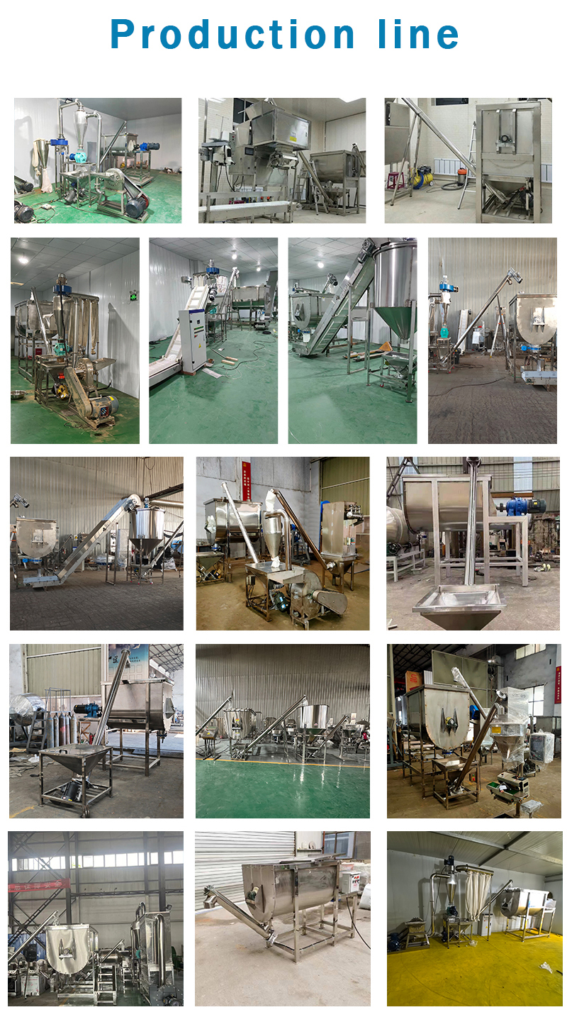 The stainless steel food powder mixer